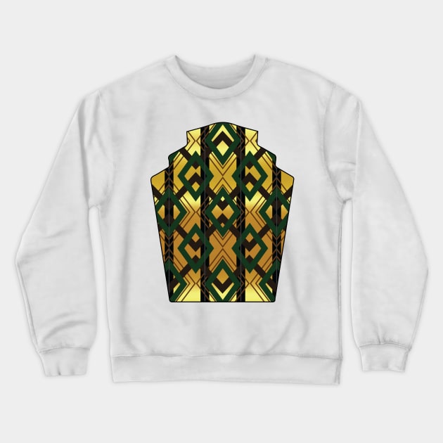 Art Deco Spectro 2 Crewneck Sweatshirt by DesignJennifer